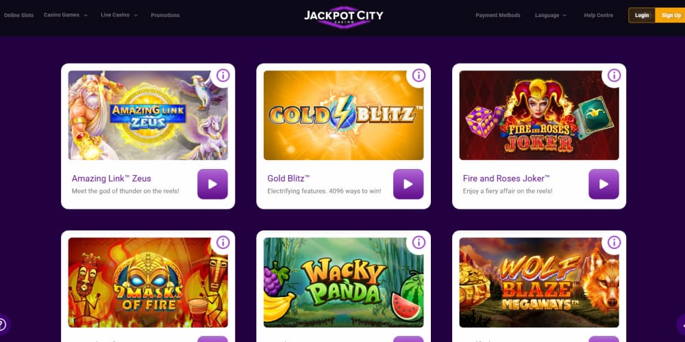 Jackpot City online casino